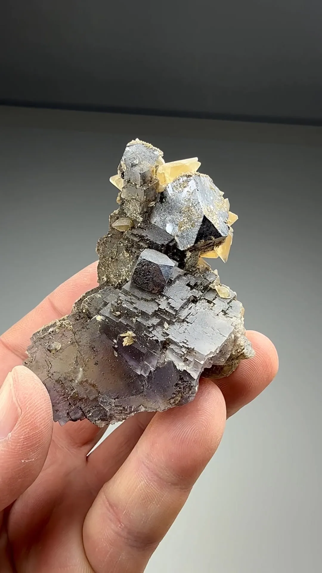 Galena with Fluorite, Calcite (412) - image 2