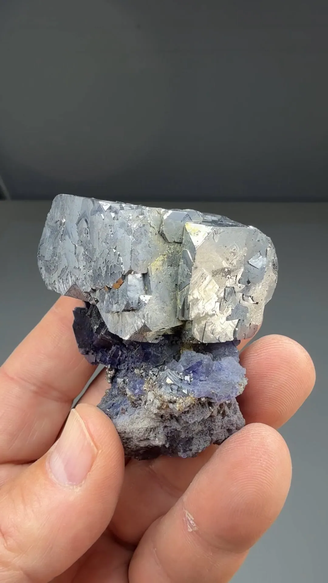 Galena with Fluorite - image 2