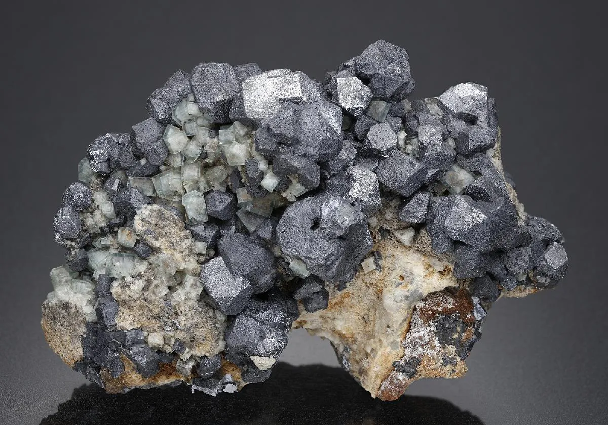 Galena with Fluorite - image 1