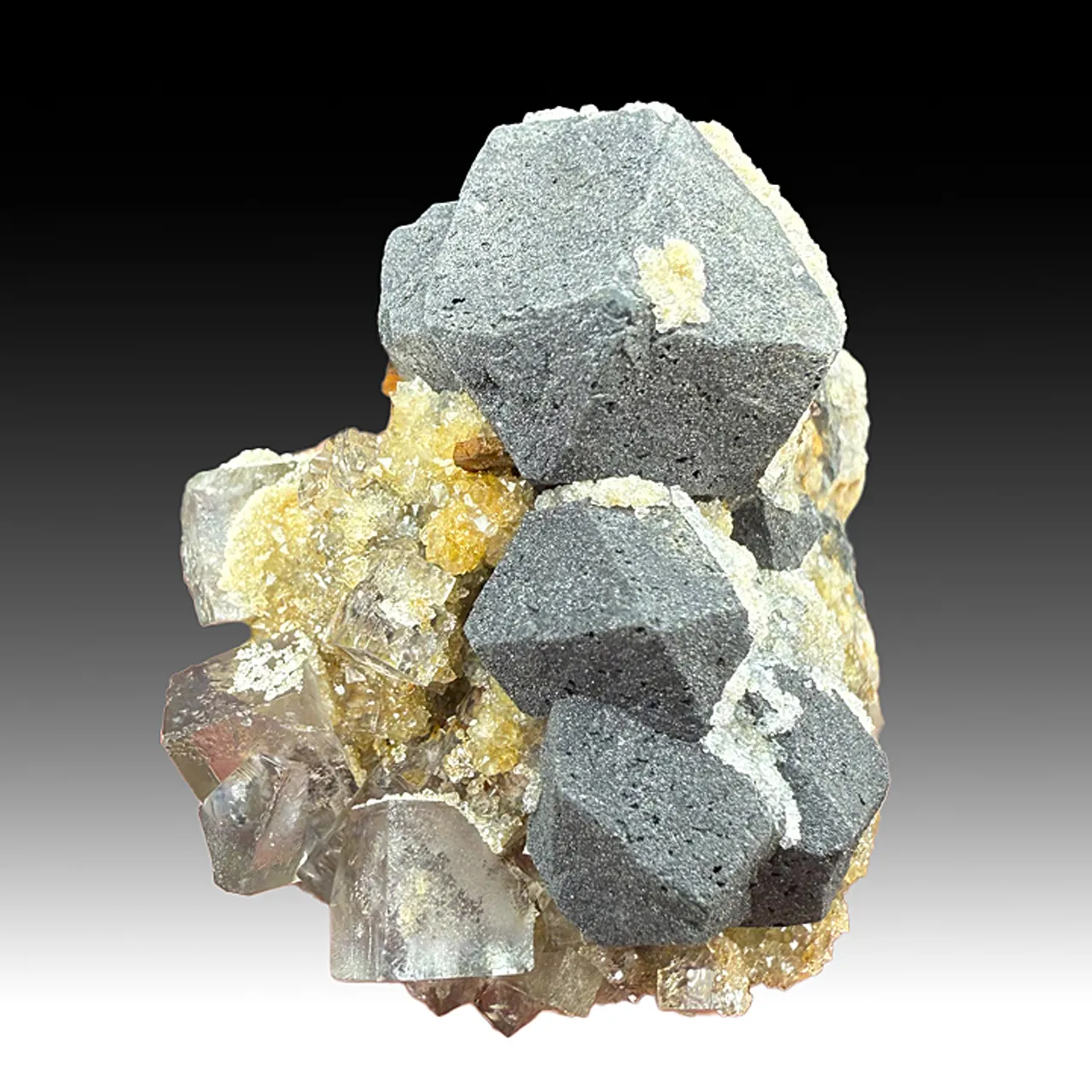 Galena with Fluorite, Quartz - image 1