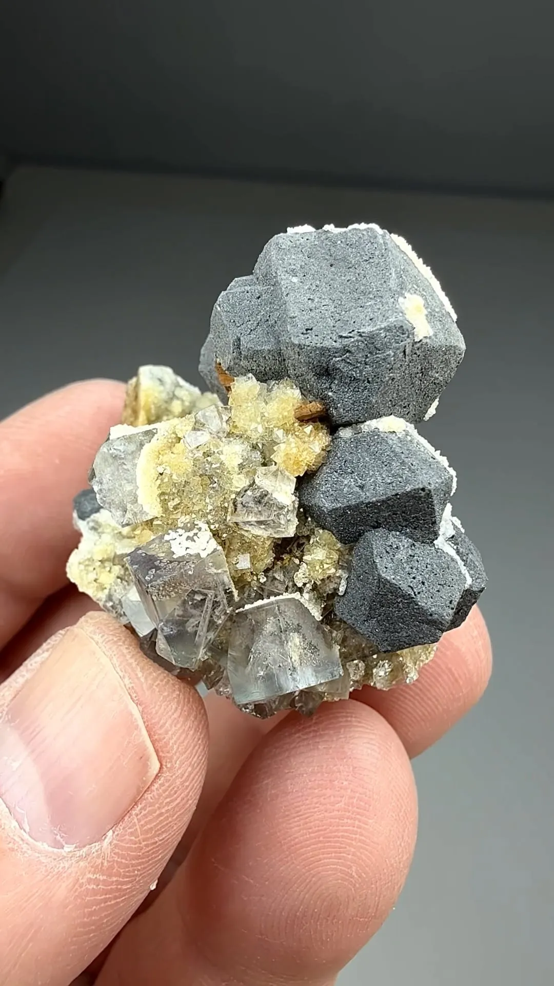 Galena with Fluorite, Quartz - image 2