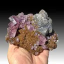 Galena with Fluorite, Siderite - image 1