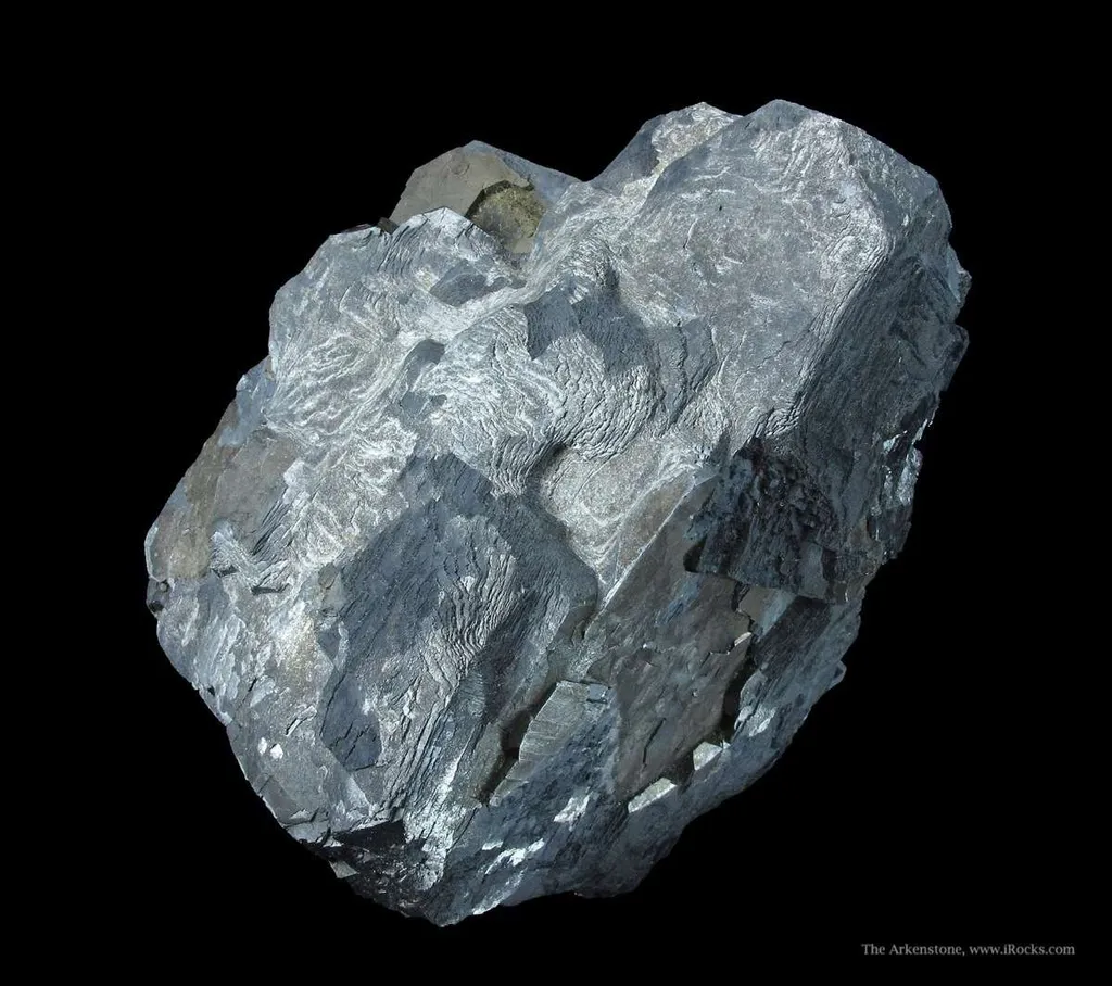 Galena With Hydrocarbon Dissolution Patterns image