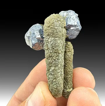 Galena with Marcasite, Quartz