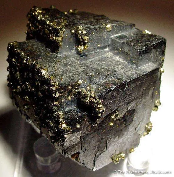 Galena With Oriented Chalcopyrite (Floater!) image