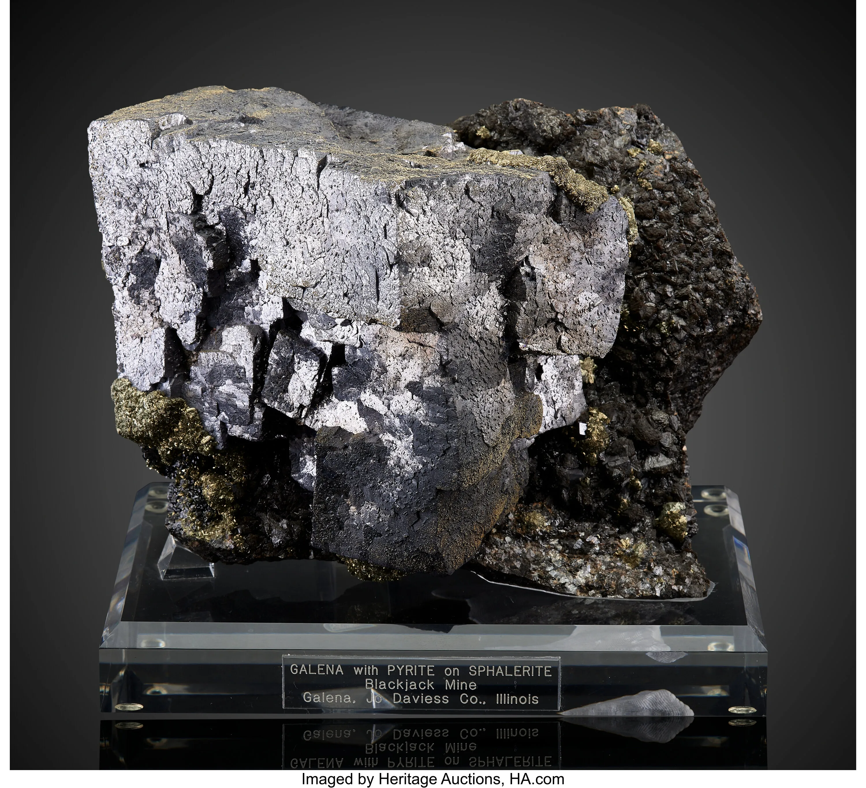 Galena with Pyrite and Sphalerite - image 1