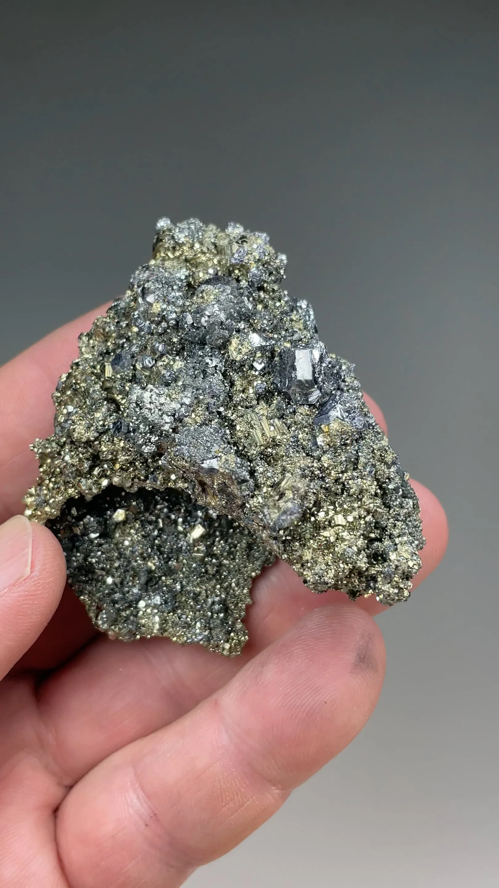 Galena with Pyrite, Calcite - image 2