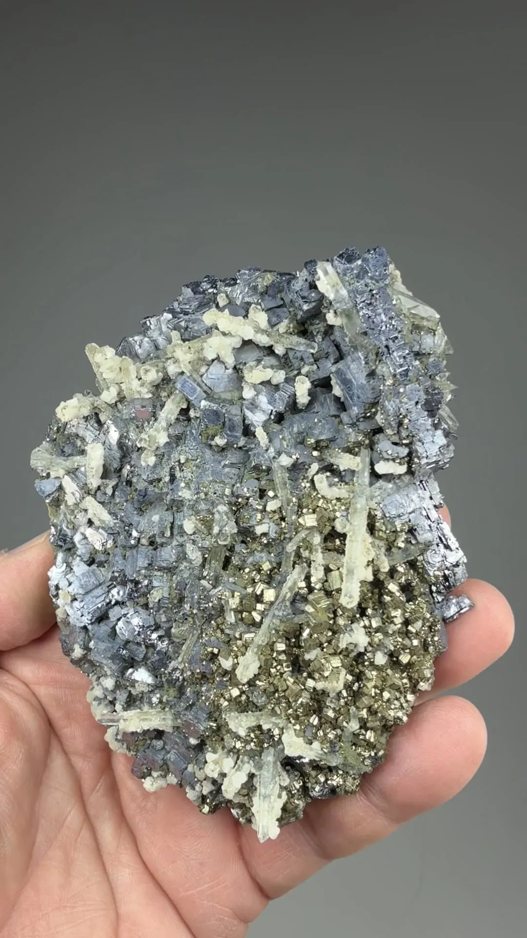 Galena with Pyrite, Quartz - image 2