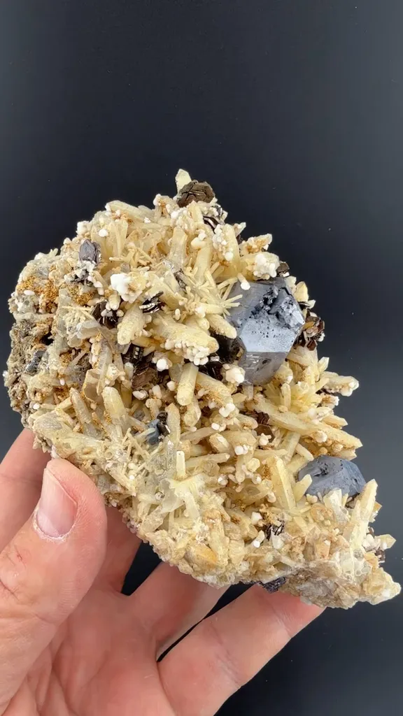 Galena with Pyrrhotite, Quartz - image 1