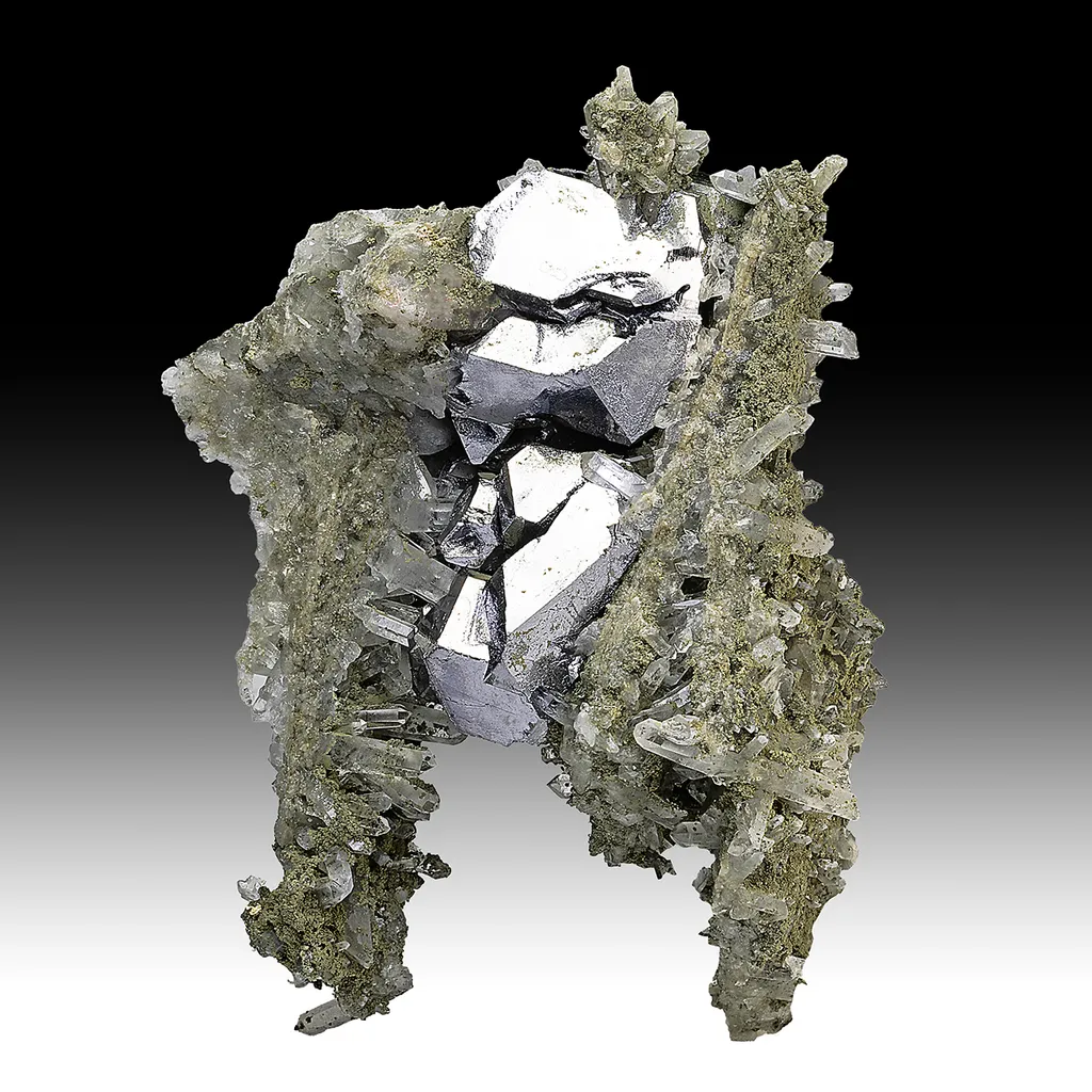 Galena with Quartz image