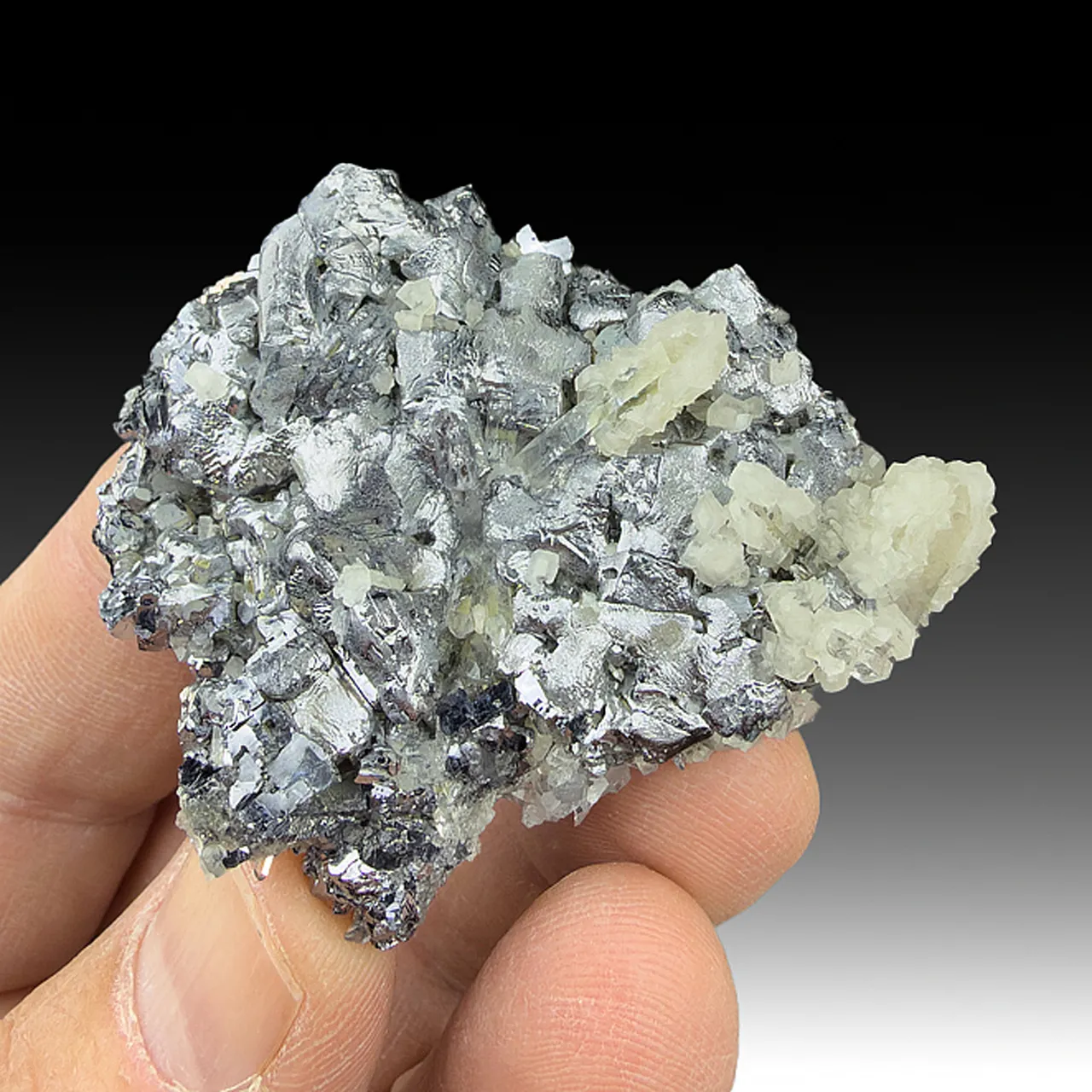 Galena with Quartz, Calcite - image 1