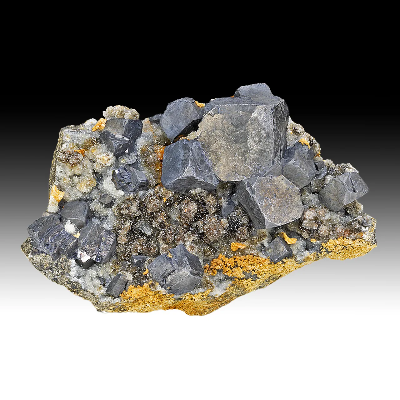 Galena with Quartz, Dolomite - image 1
