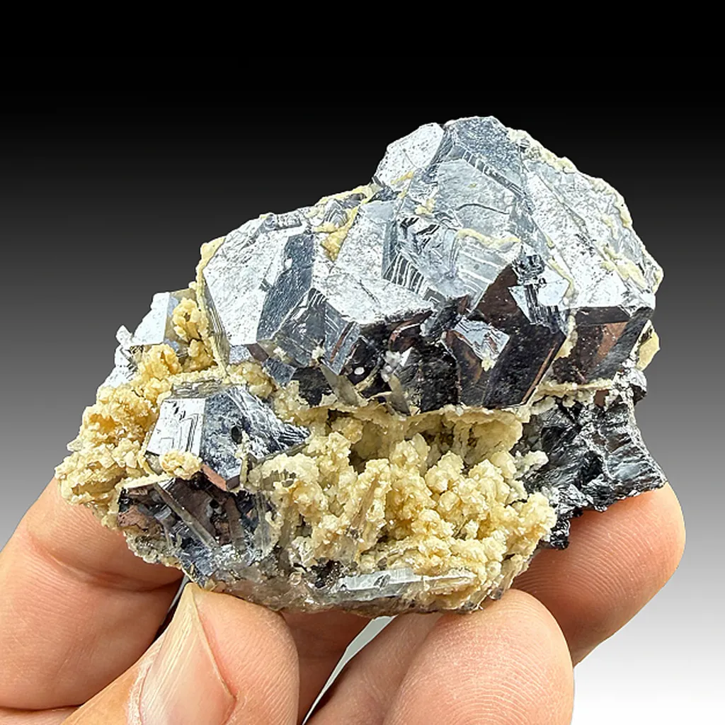 Galena with Quartz, Dolomite, Sphalerite image