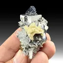 Galena with Quartz, Pyrite - image 1