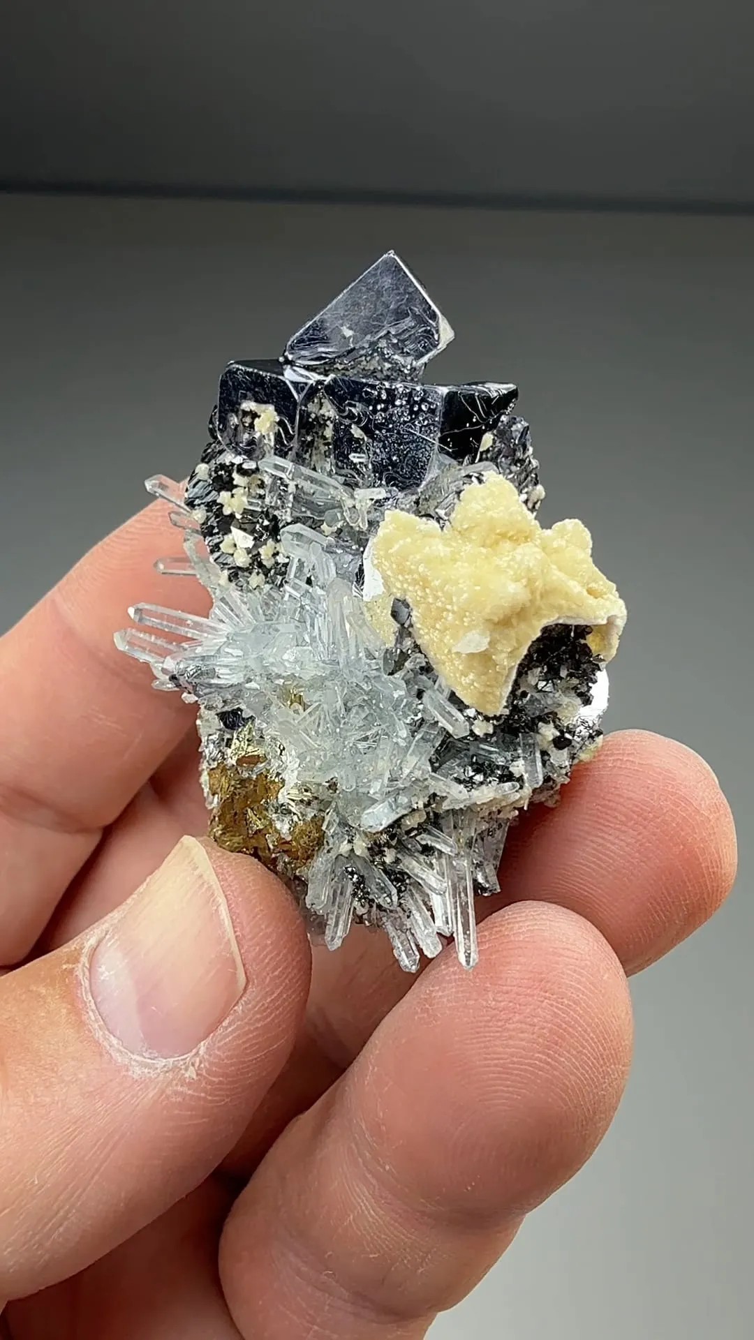 Galena with Quartz, Pyrite - image 2