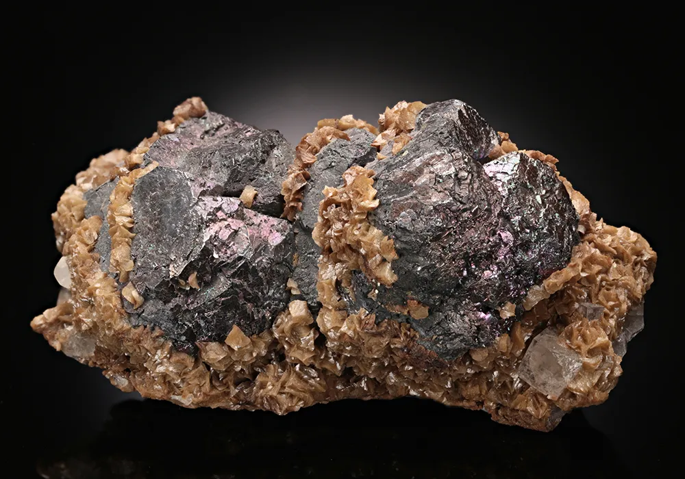 Galena with Siderite and Fluorite - image 1