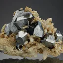 Galena with Siderite and Quartz - image 1