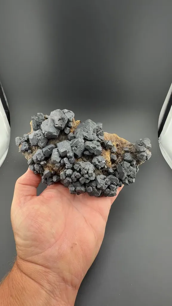 Galena with Siderite image