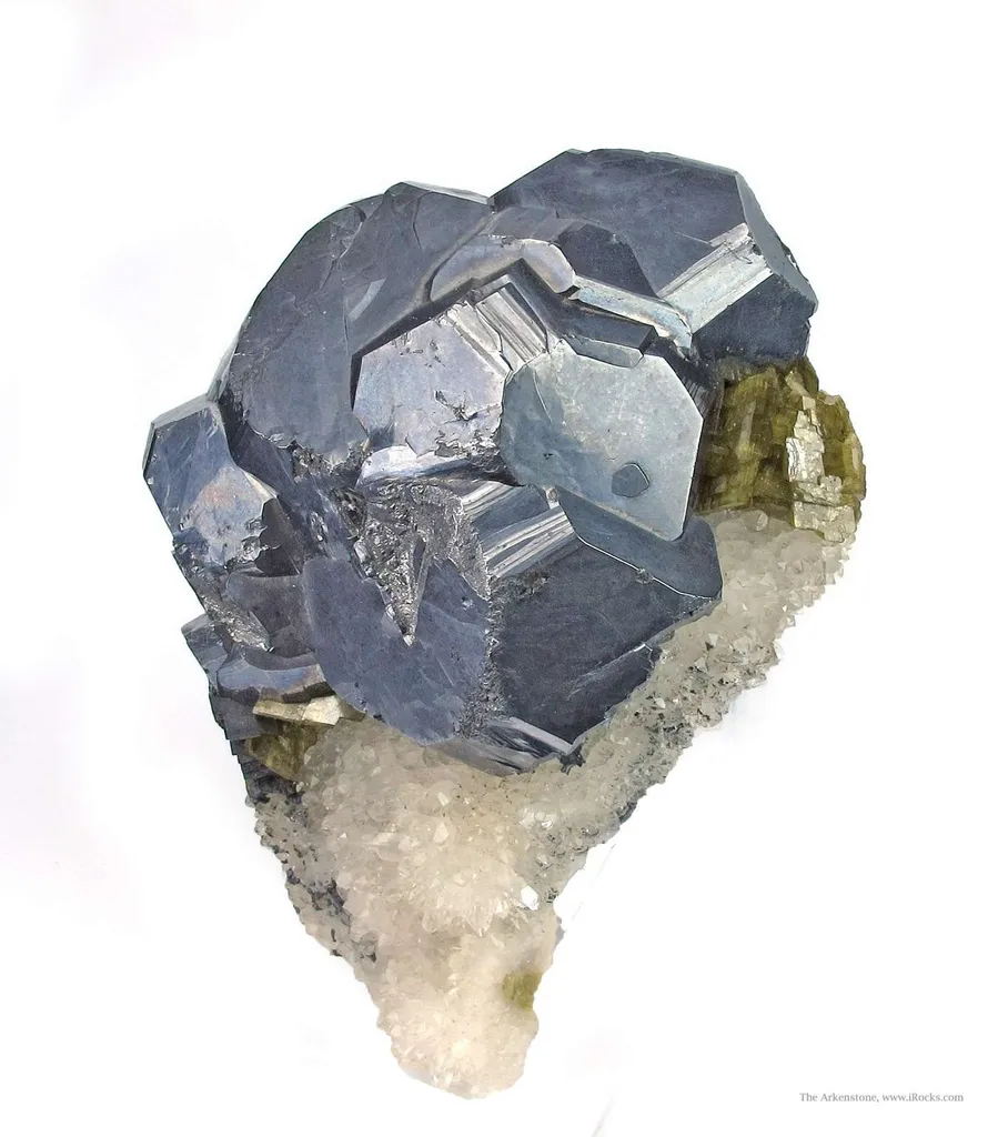 Galena With Siderite, on Quartz - image 6