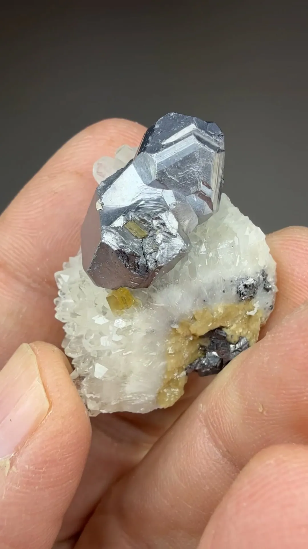 Galena with Siderite, Quartz - image 2