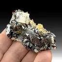 Galena with Sphalerite, Calcite - image 1