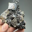 Galena with Sphalerite, Calcite - image 2