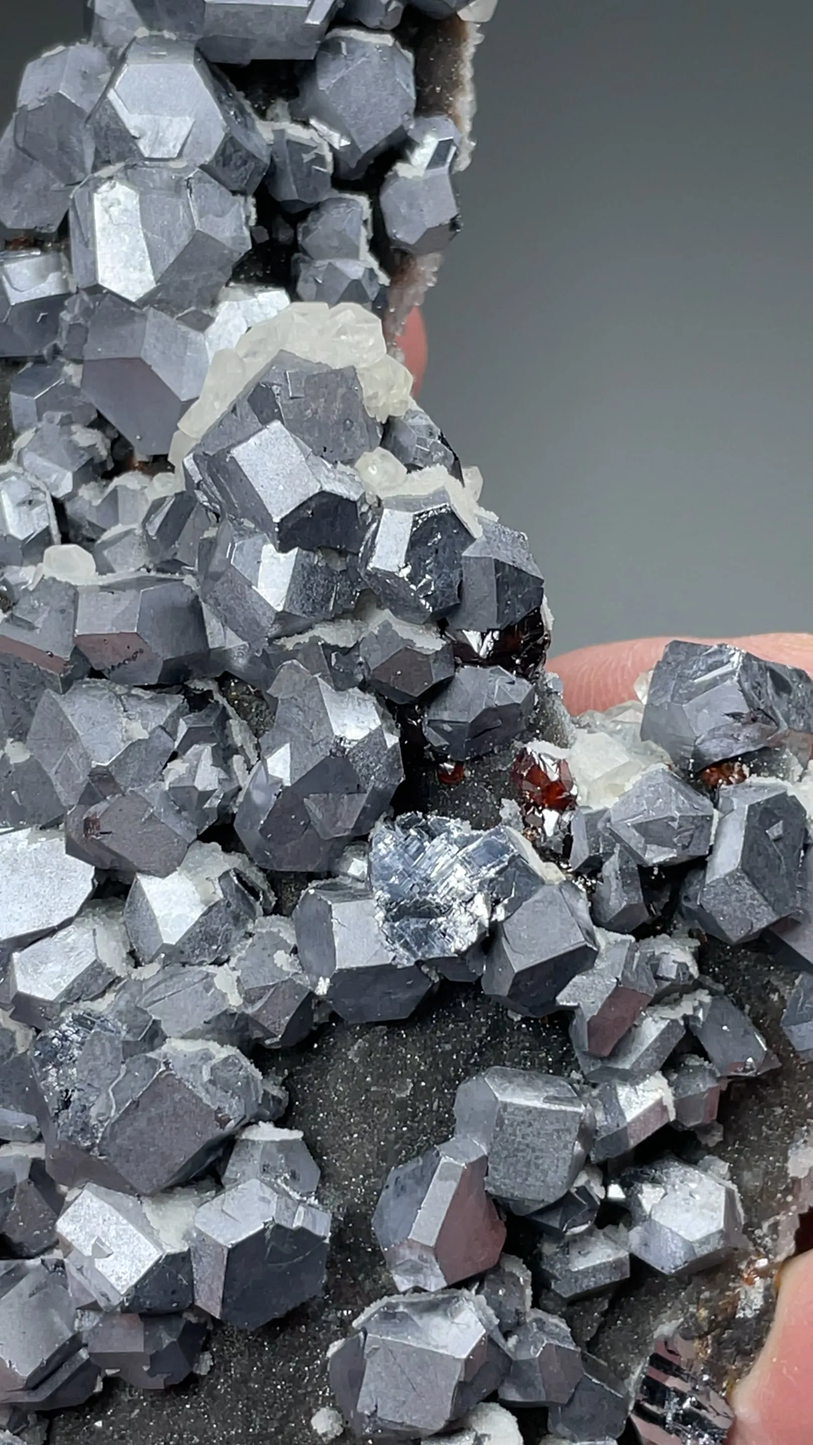 Galena with Sphalerite, Calcite - image 2