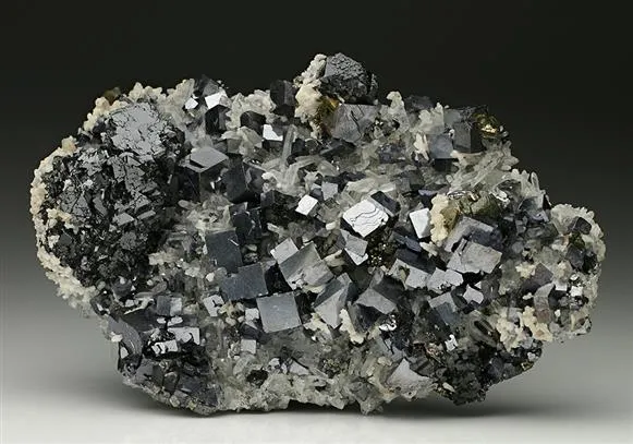 Galena with Sphalerite Chalcopyrite and Quartz image
