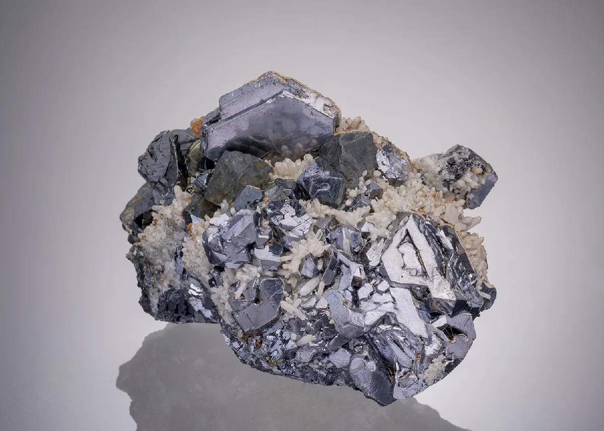 Galena with Sphalerite Chalcopyrite, Quartz and Siderite - image 1
