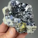Galena with Sphalerite, Pyrite after Pyrrhotite, Quartz - image 2