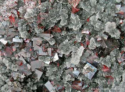 Galkhaite (Superb!)On Quartz image