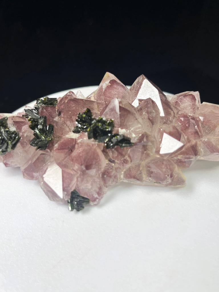 Garden Quartz Cluster with Red Phantom & Epidote, Sichuan, China - image 2