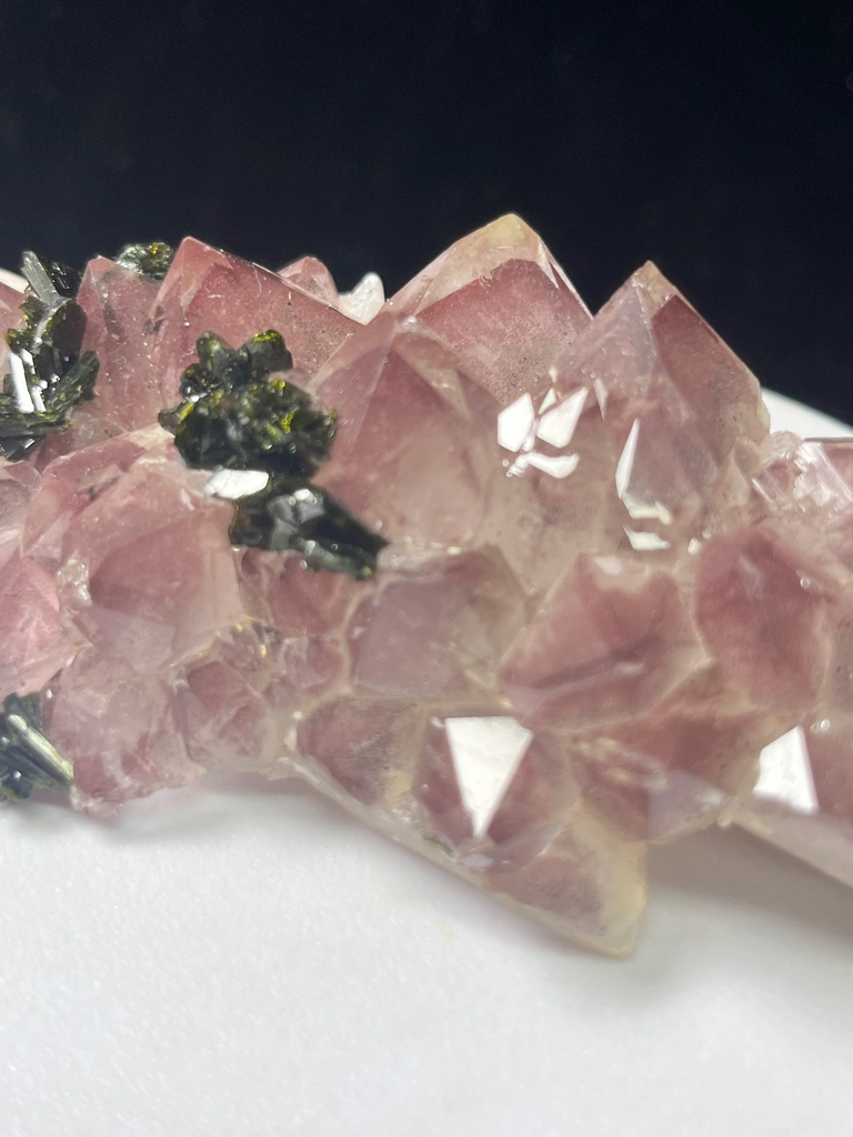Garden Quartz Cluster with Red Phantom & Epidote, Sichuan, China - image 4