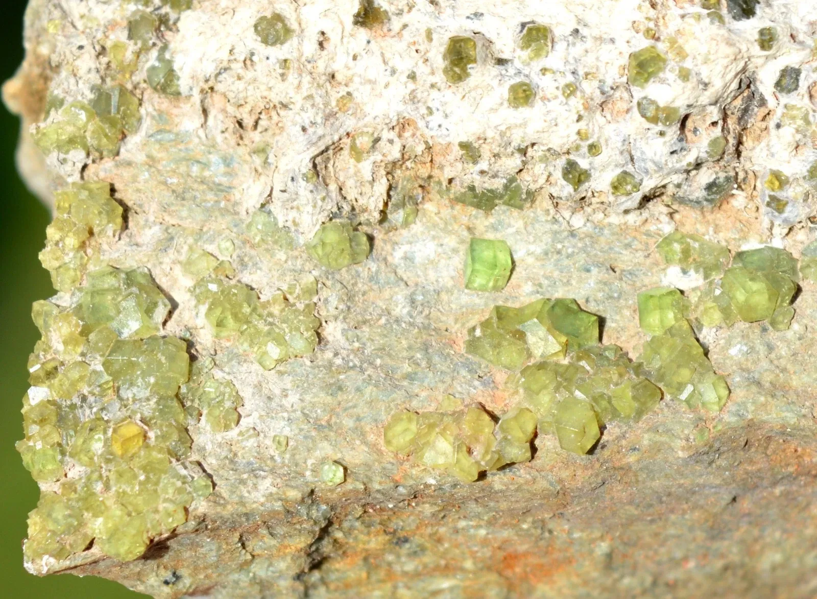 Garnet Andradite var. Demantoid 81 grams - Malenco Valley, Lombardy, Italy - image 3