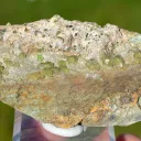 Garnet Andradite var. Demantoid 81 grams - Malenco Valley, Lombardy, Italy - image 1