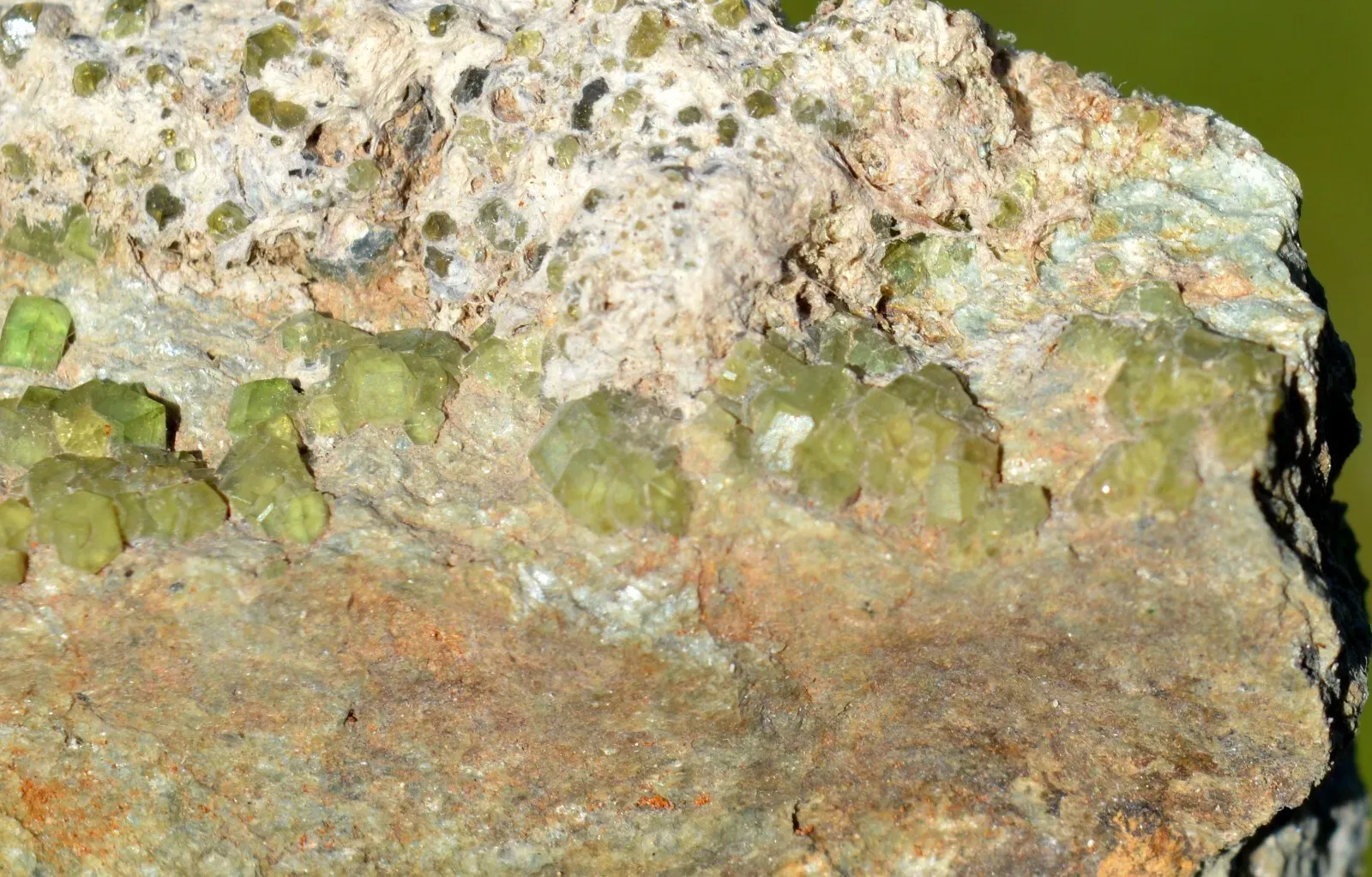 Garnet Andradite var. Demantoid 81 grams - Malenco Valley, Lombardy, Italy - image 4