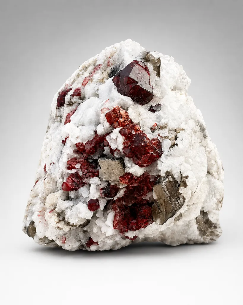 Garnet from Pakistan, Gilgit-Baltistan, Skardu District image