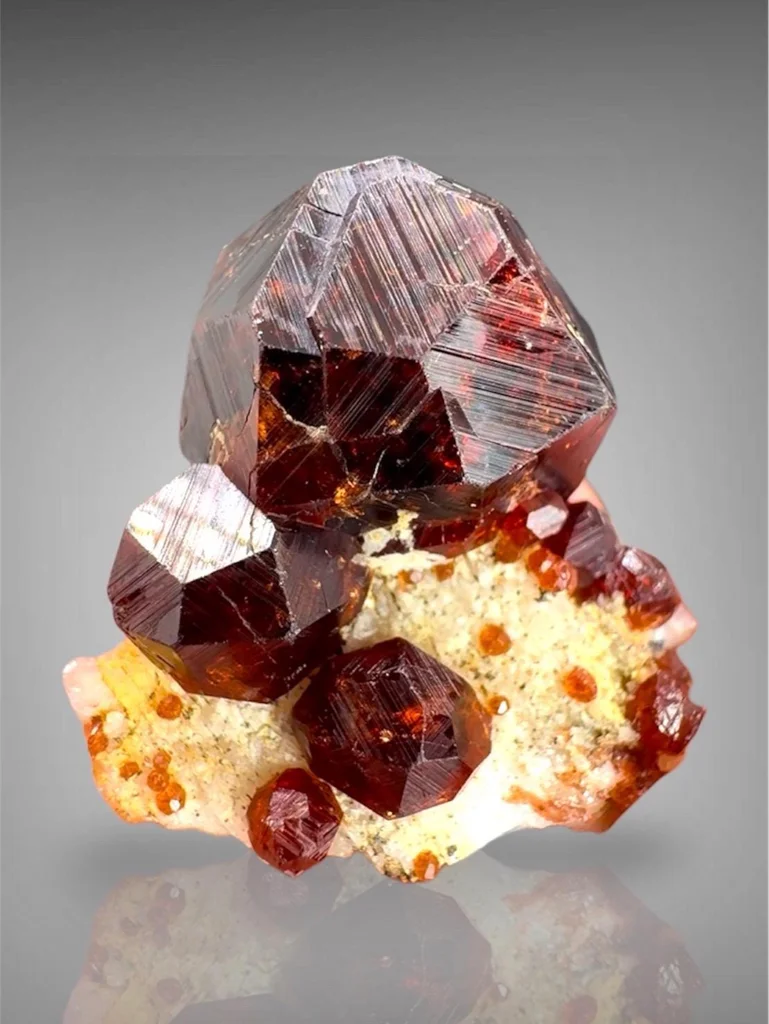 Garnet from Shigar Valley, Shigar District, Gilgit-Baltistan, Pakistan image