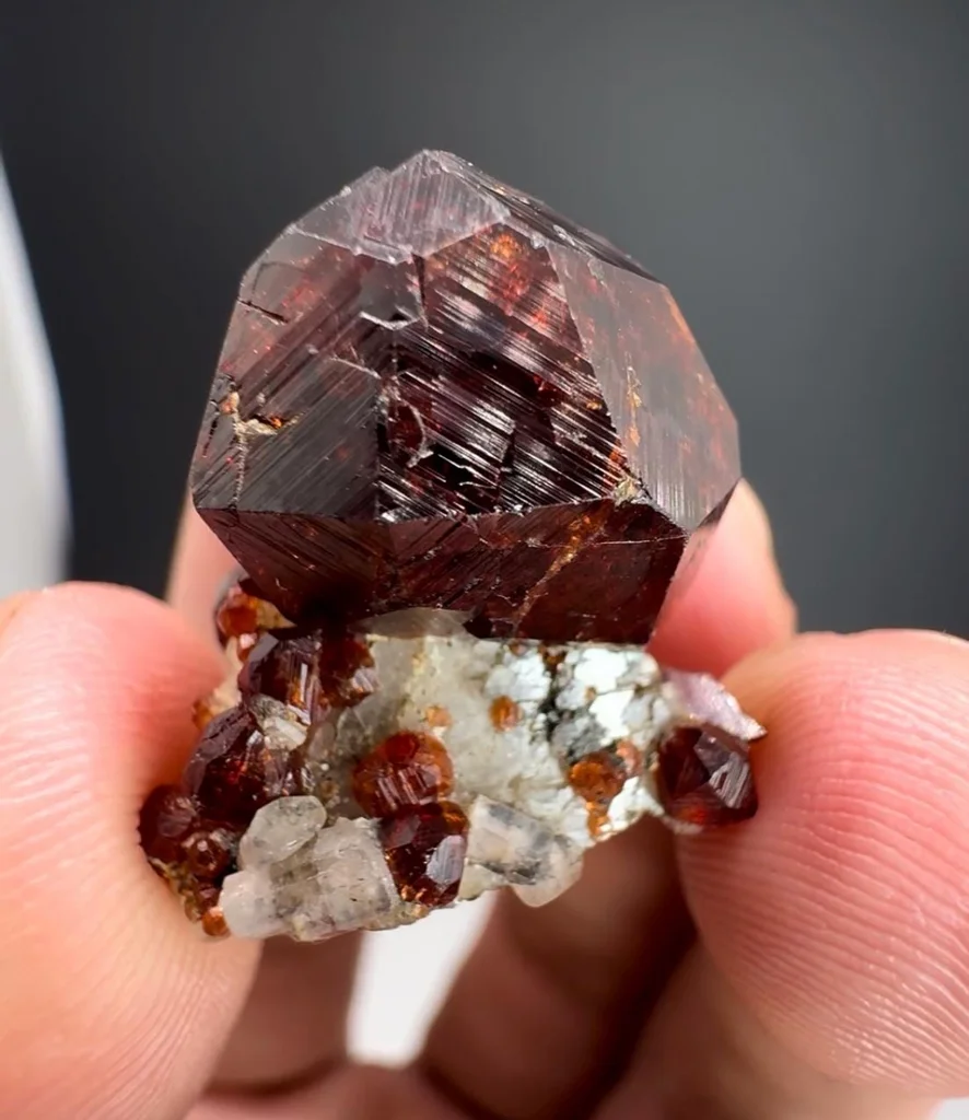 Garnet from Shigar Valley, Shigar District, Gilgit-Baltistan, Pakistan - image 3
