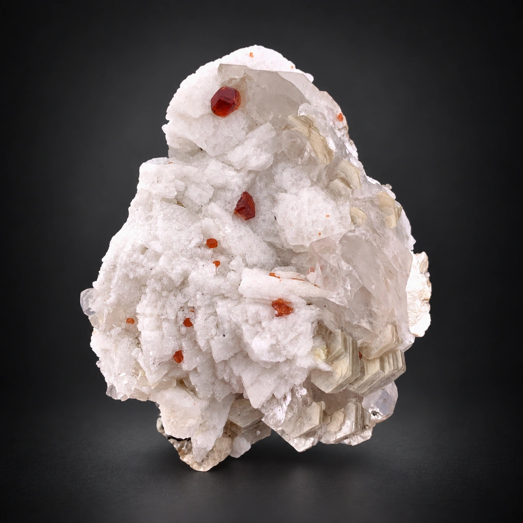 Garnet from Shigar Valley, Skardu District, Gilgit-Baltistan, Pakistan image