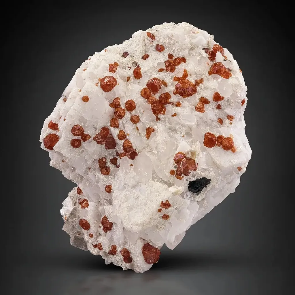 Garnet on Albite - image 2