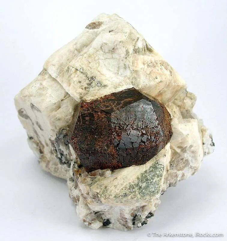 Garnet on Microcline image