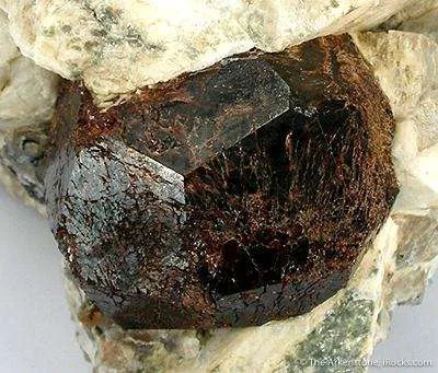 Garnet on Microcline - image 2