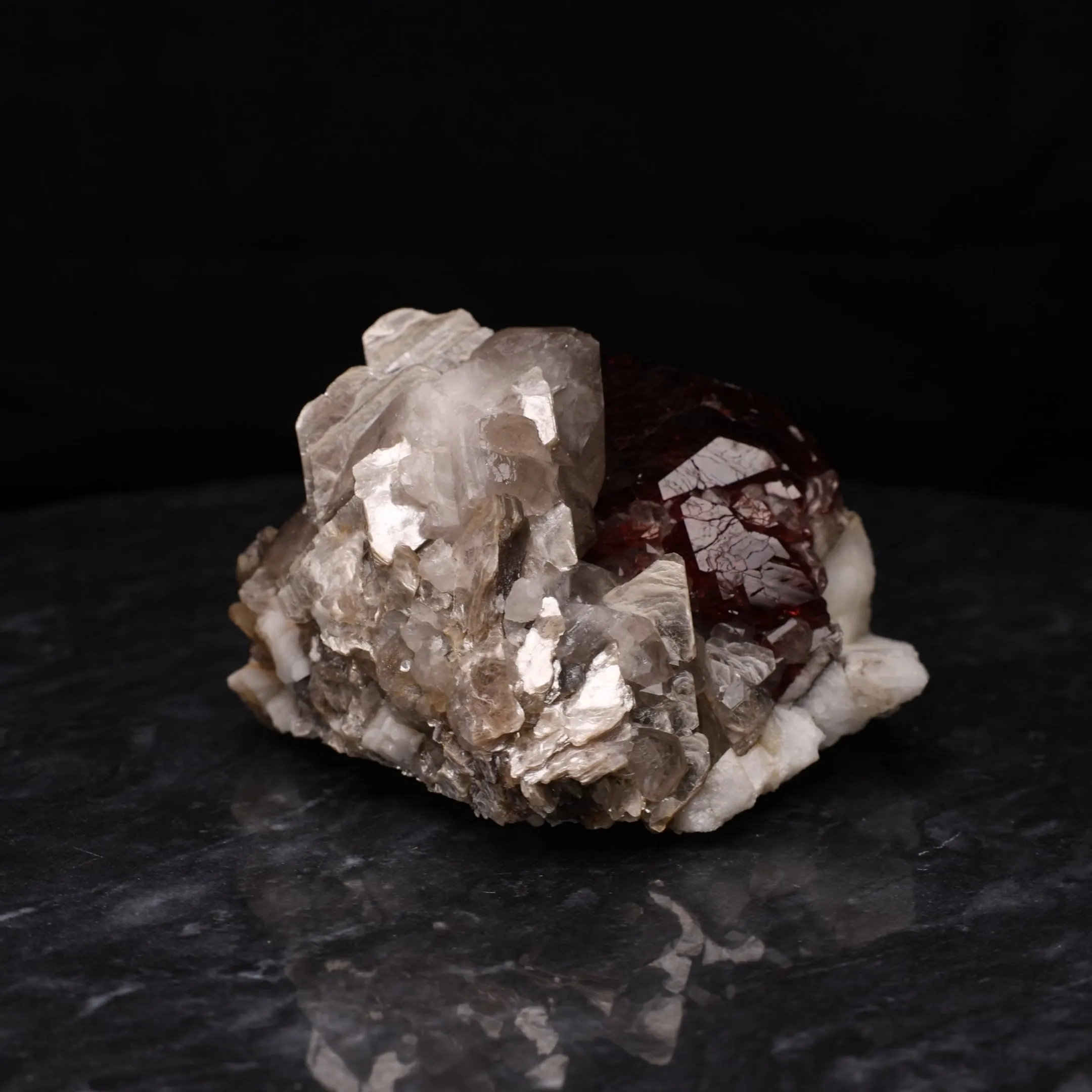 Garnet v. Spessartine, Quartz, Muscovite - image 2