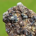 Garnet var. Andradite & Magnetite Scapolite 740 grams - Feilluns, Pyrénées-Orientales, France - image 6