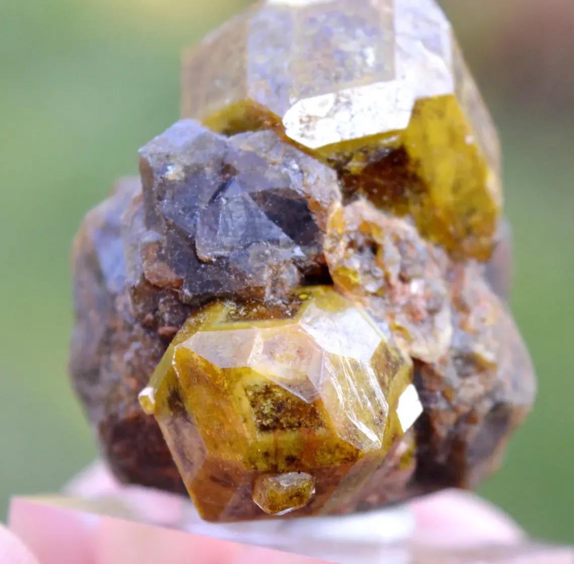 Garnet var. Grossular & Vesuvianite 65 grams - Sandaré, Sandaré Commune, Kayes Region, Mali - image 6