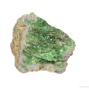 Garnet var. Tsavorite (rough and cut set) - image 3