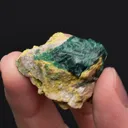 Gartrellite with Zincolivenite - image 2