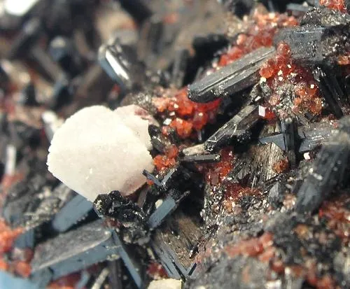 Gaudefroyite, Andradite, Baryte - image 3