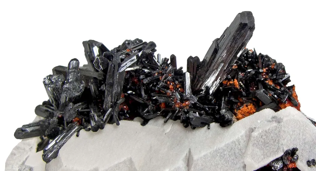 Gaudefroyite on Baryte - image 2